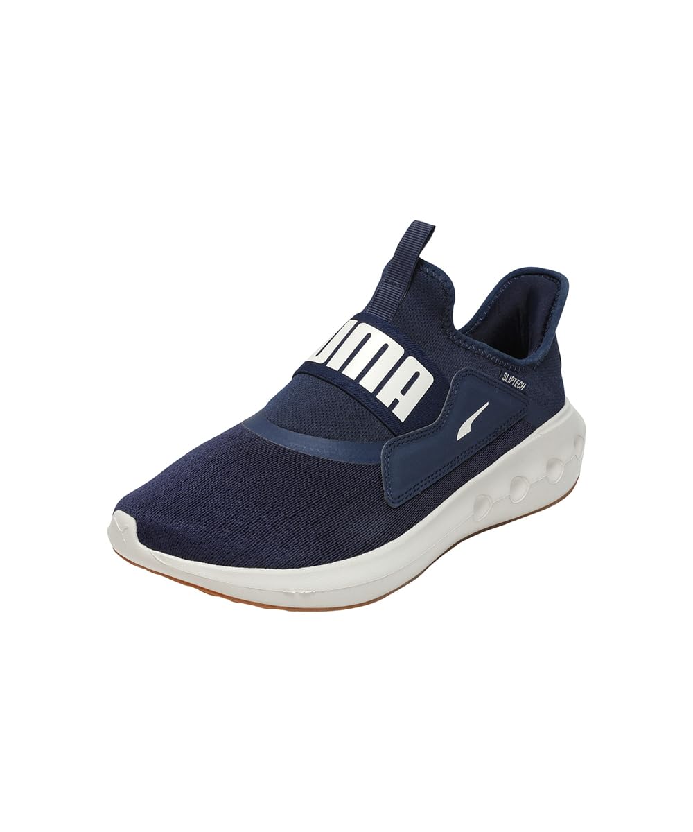 Puma, Unisex-Adult, Softride Carson Sliptech II, Navy-Alpine Snow-Gum, Running Shoe, 7UK, (31172410)