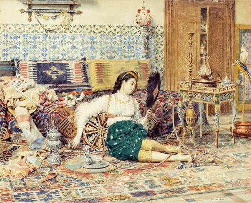 Impression d'affiches Le Bel Oriental Firmin Girard pour Décoration Salon Chic
