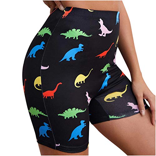 Leggings de gimnasio 2026 para mujer, pantalones cortos de compresión para yoga, ciclismo, Negro, XL