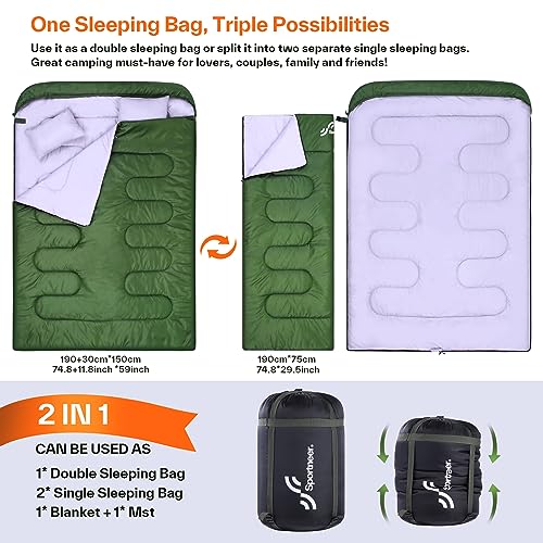 Sacco a Pelo Matrimoniale: Sportneer Sacco a Pelo