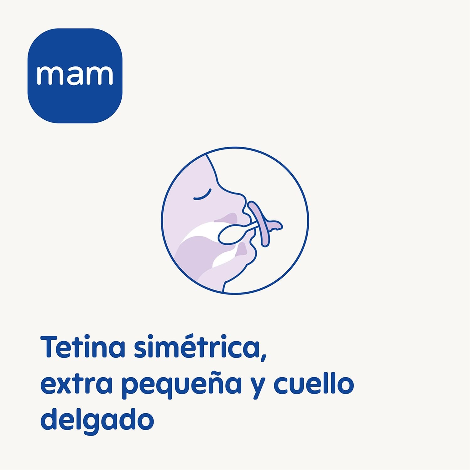 MAM Chupete Todo Silicona, 0-3 Meses, con Tetina Simétrica, Extra Pequeña y Cuello Delgado de Silicona Skin Soft Silicone de Fácil Aceptación, con Caja Autoesterilizadora, MAM Comfort, Rosa, 2uds