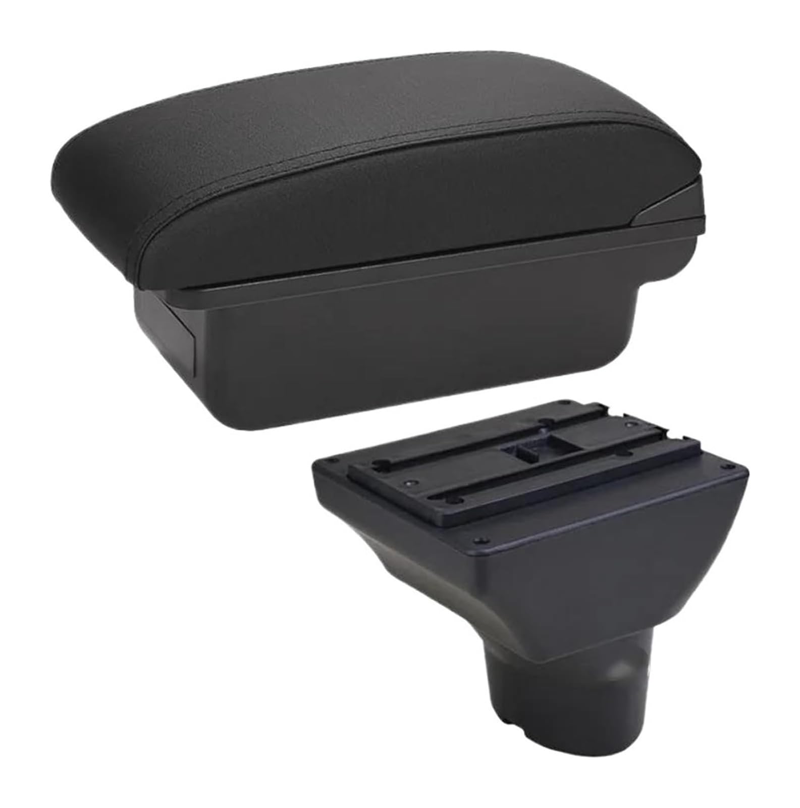 HCKCLMBMZW For Hyundai For I20 Armrest Box Interior Parts Details Special Retrofit Center Storage Car Accessories Car Armrest Center Console(C2 Black Line No Usb)