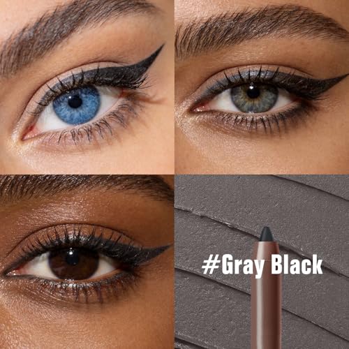 Delineador Gel Gris Negro Resistente al Agua miniatura 2