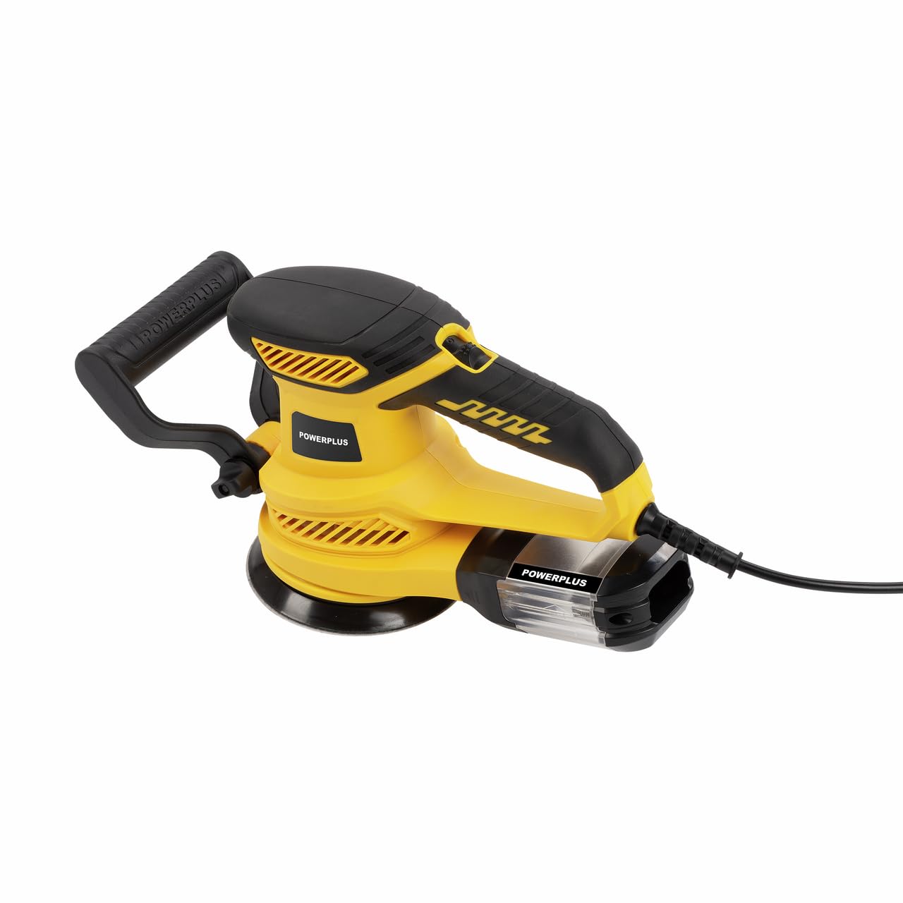 Powerplus Lijadora excéntrica POWX04710 – Lijadora orbital 450 W Ø 125 mm – 6 Acc.