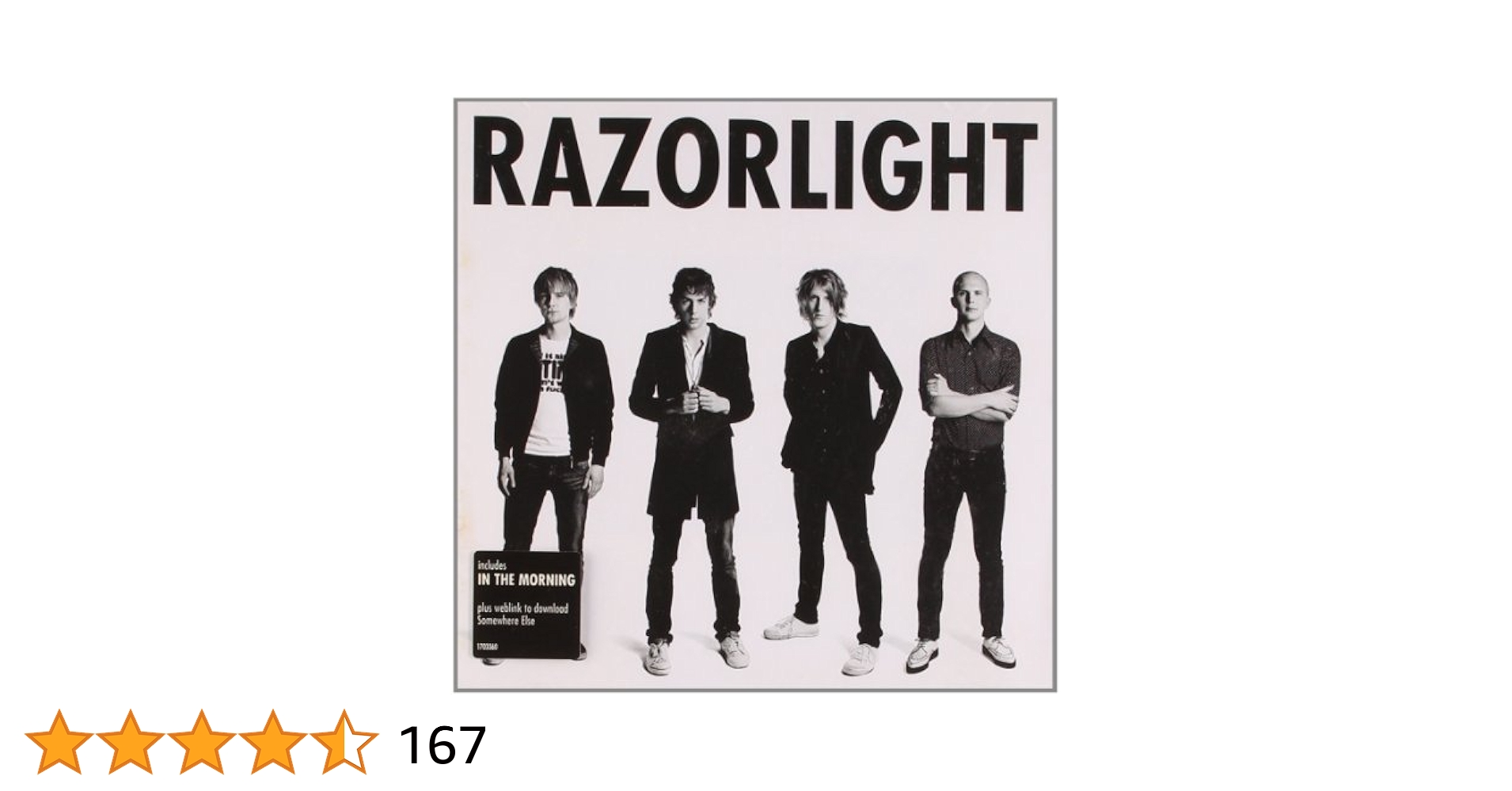 RAZORLIGHT EU original LP レコード RAZORLIGHT EU original LP レコード RAZORLIGHT EU original LP