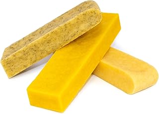 Larsson | Probierset Kaukäse, 3 Käse Geschmacksrichtungen Original Käse-, Käse-Dill und Käse-Kurkuma, Kaukäse für Hunde, Kauknochen, Kaustange, Größe XL (3x100-140g) product image