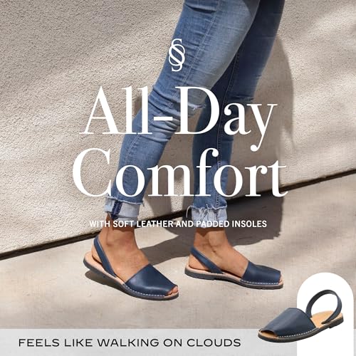 Classic Comfortable Flat Sandals for Women, Dressy Soft Leather Peep Toe Sandals for Women, Versatile Casual Slip-on Flats2