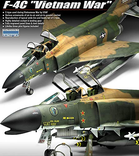 Academy Vietnam War F-4C Plastic Model Kits 1/48 Scale
