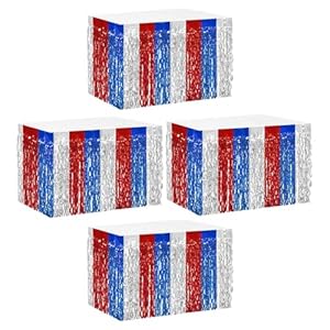 Generisch Folienrand Tischröcke 4 Stücke