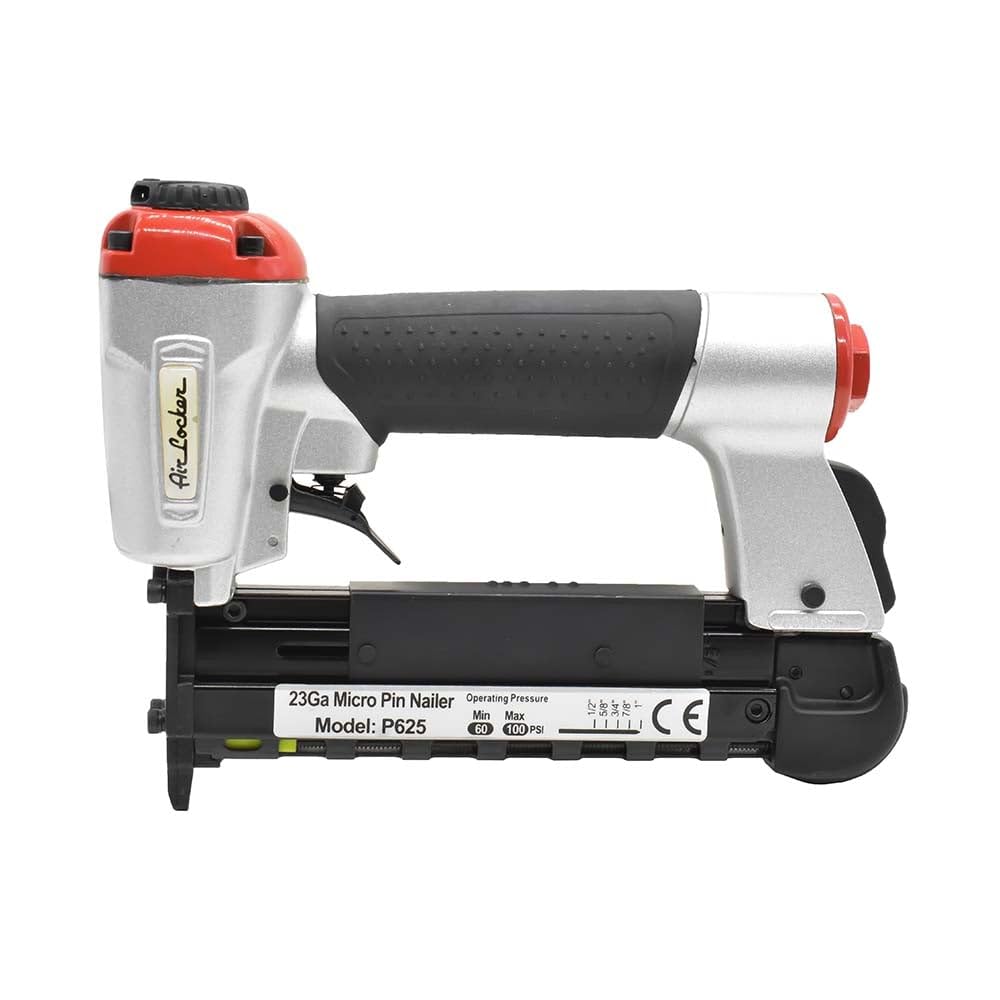 AIR LOCKER P625 1/2 Inch to 1 Inch Heavy Duty 23 Gauge Micro Pin Nailer