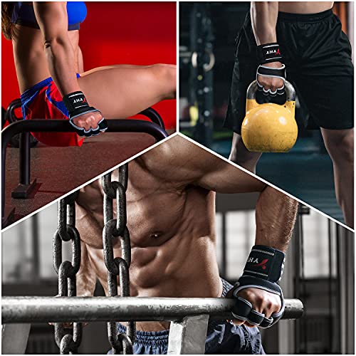 Yht Workout Gloves Weightlifting Widened Elasticity Wristband Training Fitness Gloves With Wrist Wearable Elastic Palm Support For ,Gym , & Exercise Padding Men & Women #TOP6