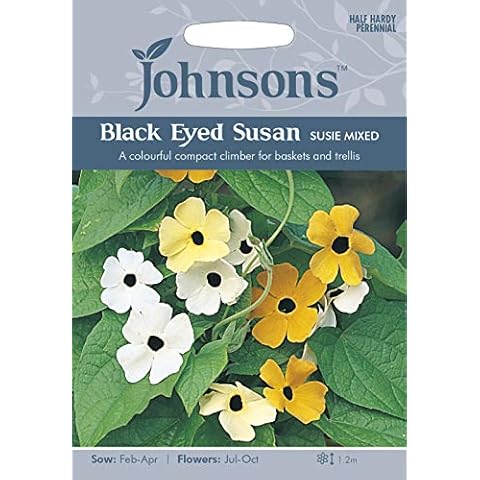Johnsons Black Eyed Susan Mixed Flower Seeds Cover