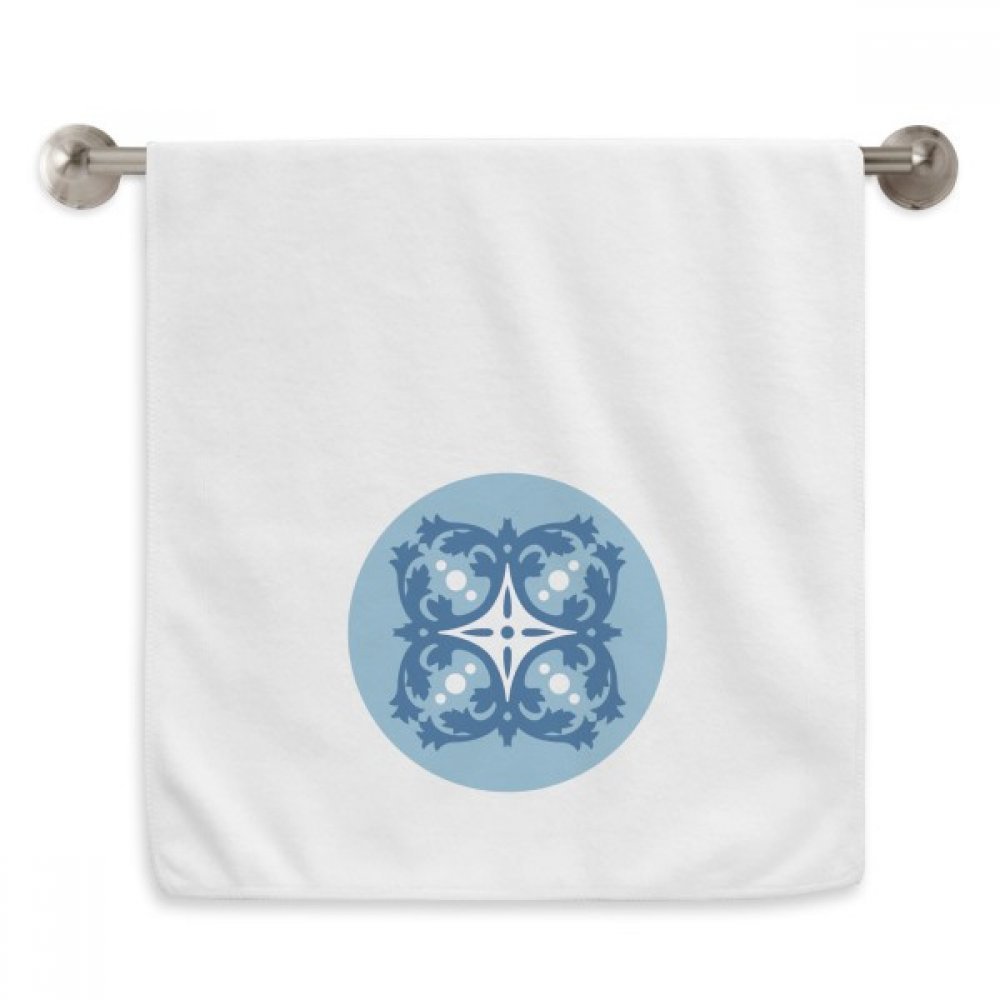 Serviettes débarbouillettes fleur Talavera pour un rituel de soin du visage relaxant