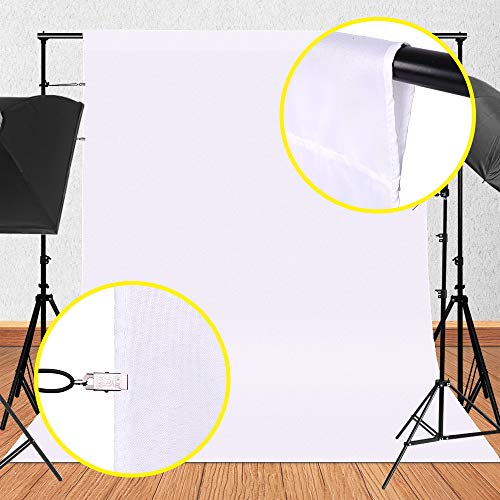 Blxsif White Backdrop Photography Background 5x8FT Photo Background