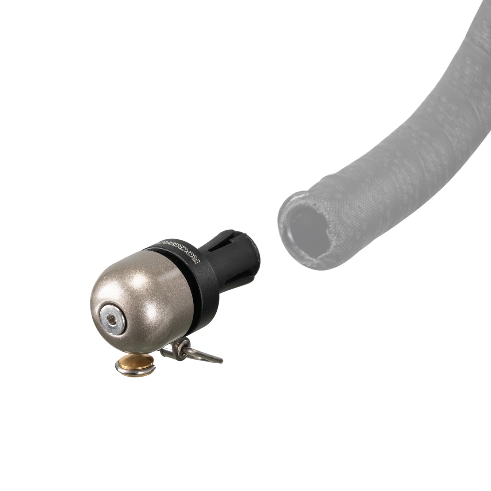 ROCKBROS Bike Bell Road Bike Plug Bells Adults 80DB Handlebar Retro Bicycle Loud Sound Horn Sliver