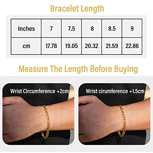 Pulsera para hombre VEXXS con baño de oro 18K 6mm miniatura 4