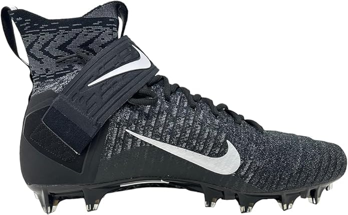 Nike Alpha Menace Elite 2 W BV3298-001 Black-White Men's Wide Football Cleats 13W US2