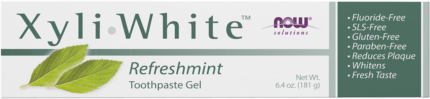 NOW Foods Xyliwhite Toothpaste Gel, Refreshmint, 6.4 Ounce