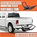 ECOTRIC 10x 4 1/2 Cradle Winch Mount Mounting Plate 8000-13,000 Lb Capacity Winch Mounting Hitch Receiver Recovery Winches Foldable