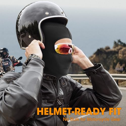 Image of WTACTFUL Motorcycle Ski Mask, Balaclava Face Mask Men