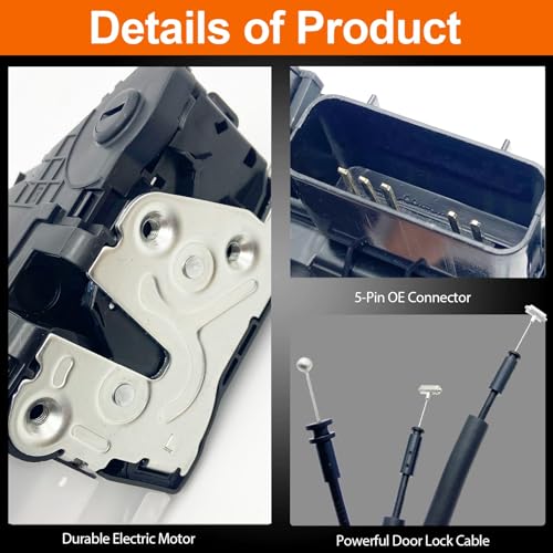 Image of Door Lock Actuator Compatible with 2016-2021 Tucson Rear Driver Left Side