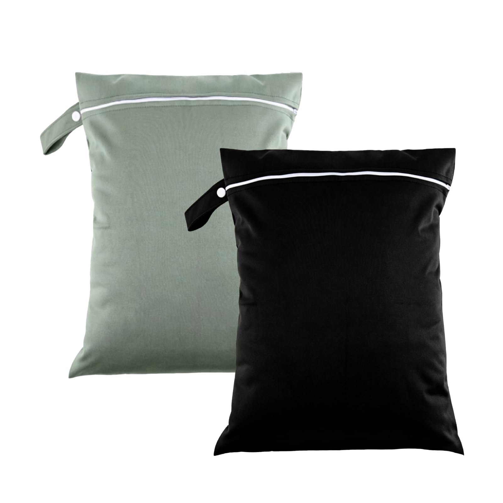 SZJYG 2 Pcs Wet Bags for Swimming, Waterproof Bag(Black, Grey)