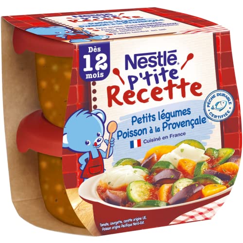 Nestlé Bébé - P'tite Recette Plat complet Poisson à la...