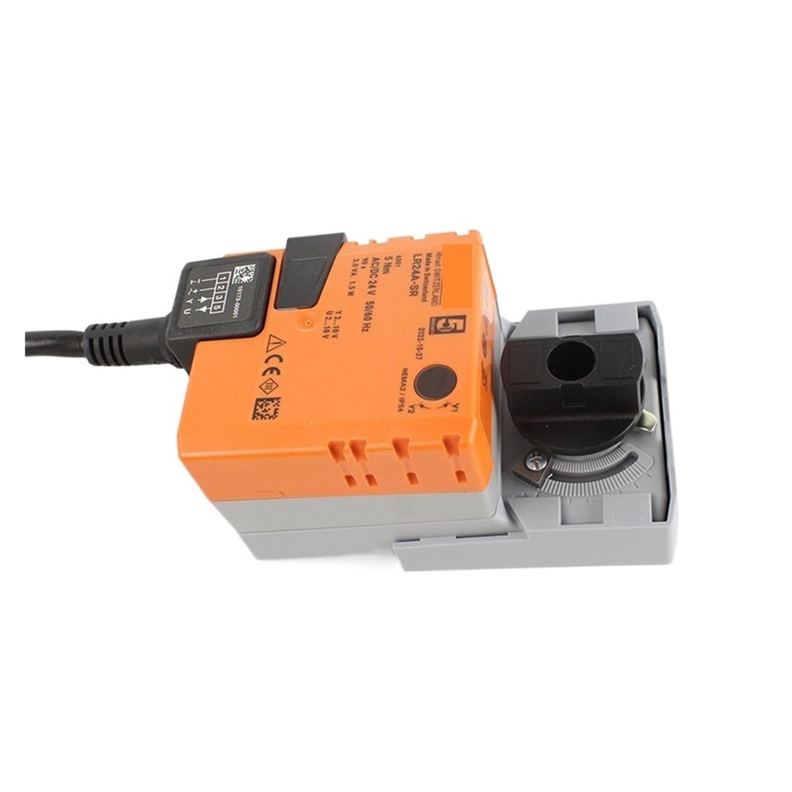 LR24A-SR AC24V DC24V 5NM actionneur Rotatif modulant for vannes à Boisseau sphérique contrôle modulant 2-10V (Color : LR24A-SR)