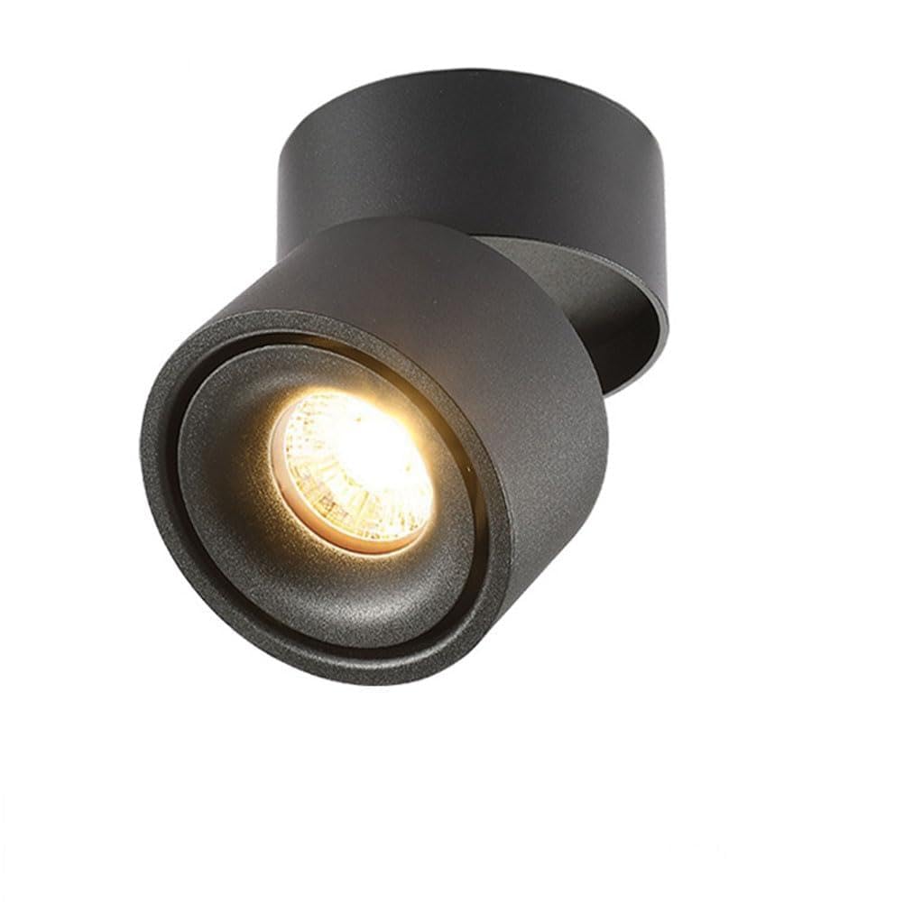 Lumière murale tournante moderne LED 7W blanche chaude pour escalier