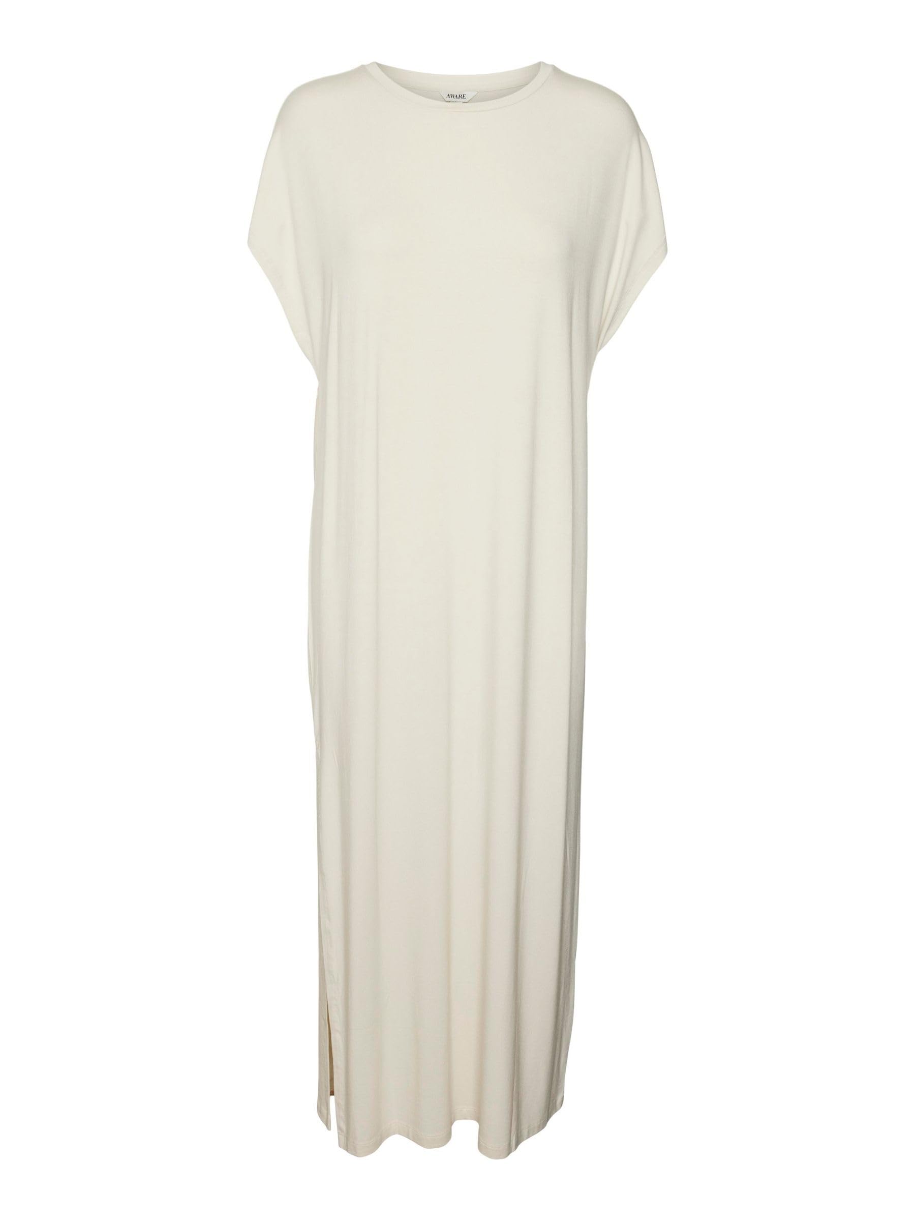 VMSINI SMART SS O-NECK 7/8 DRESS VMA Elbise Kadın