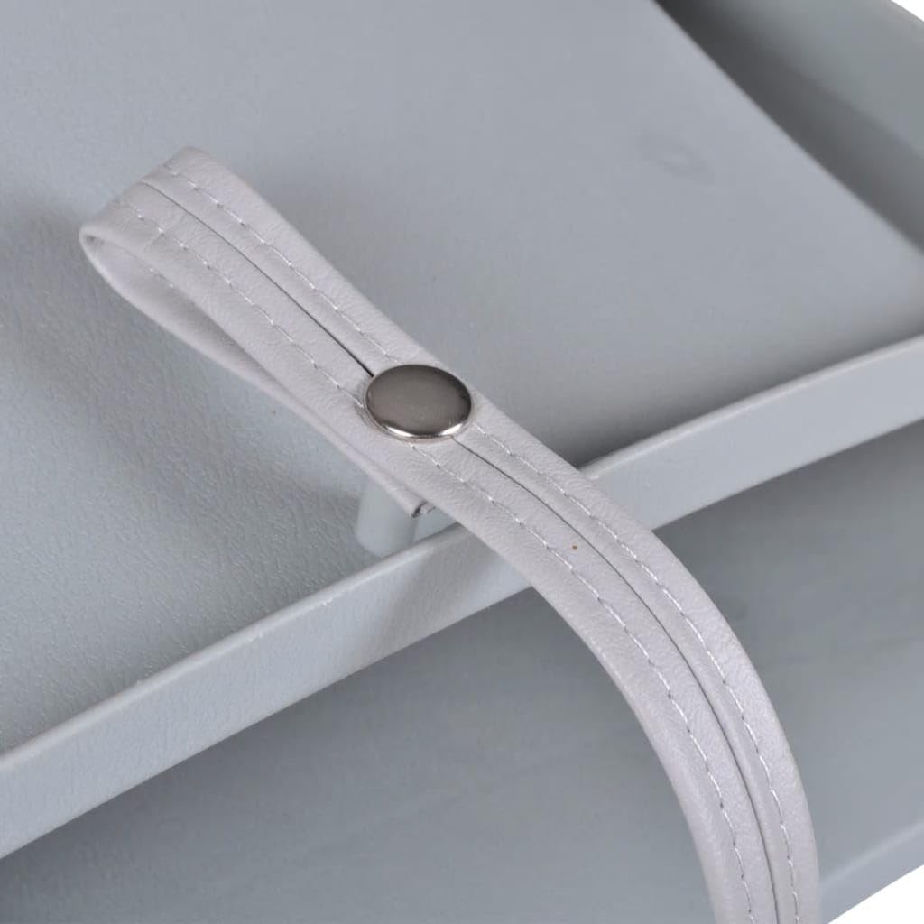 Mangloder Bootssitz Klappbar ohne Polster Grau 48x51x41 cm wetterfester Kunststoff für Segelboot Yacht Wasserfahrzeug Cockpit Deck mit umklappbarer Rückenlehne und Edelstahl-Schrauben