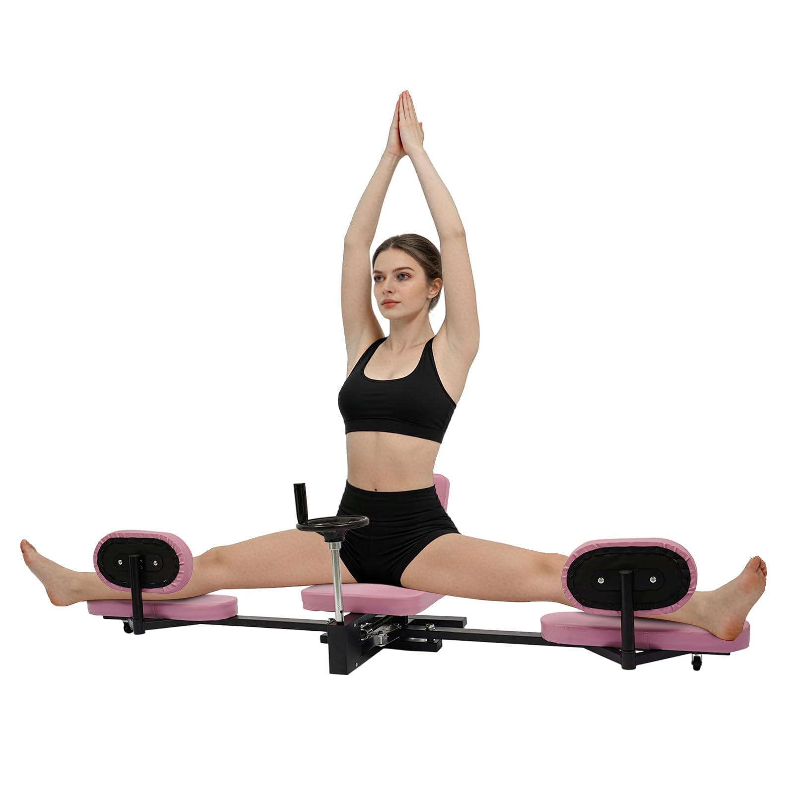 Leg Split Machine - Extensión de piernas ajustable 0-180°, capacidad de carga de 100 kg, con asiento acolchado y respaldo para danza, yoga, gimnasia, artes marciales, ballet