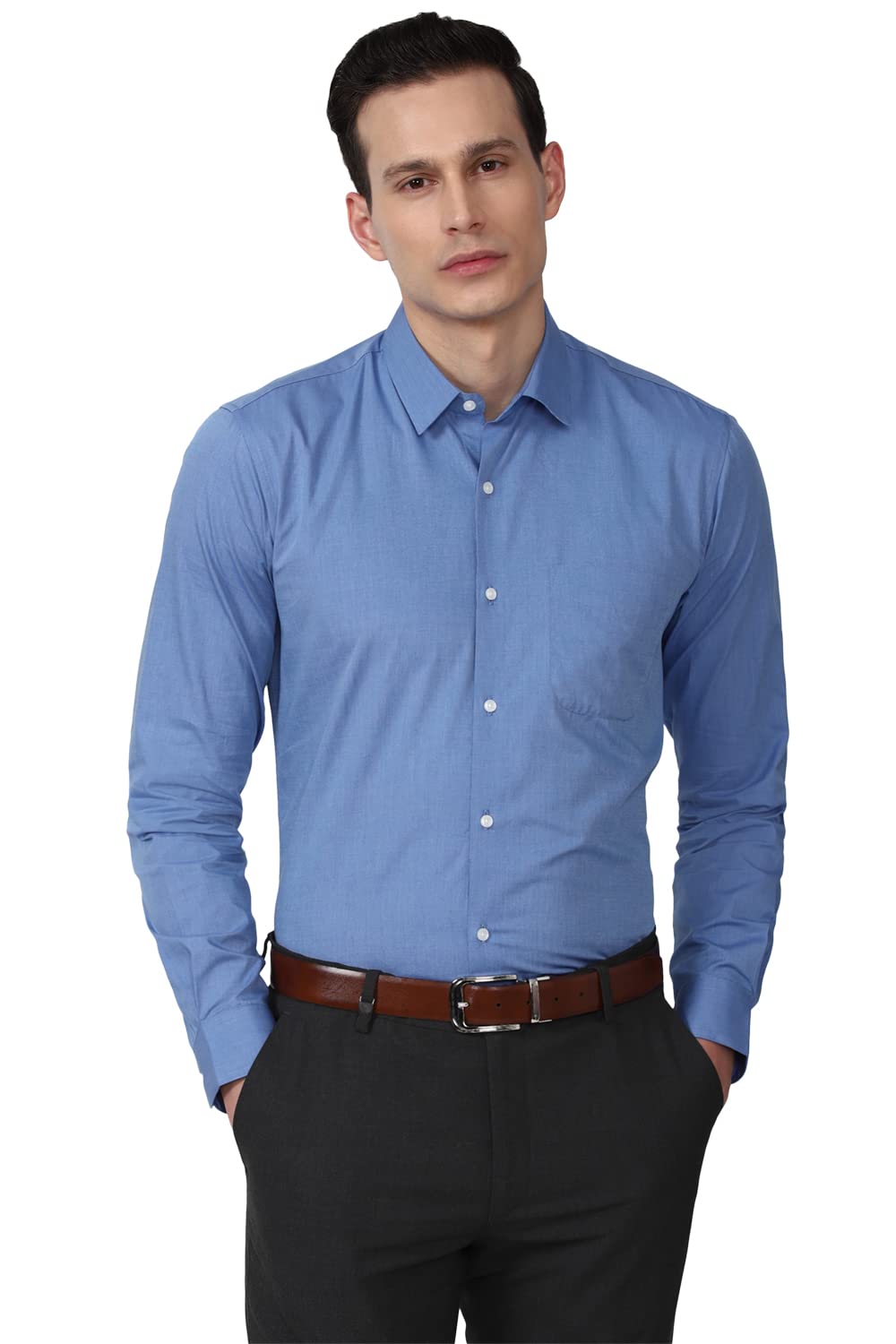 Peter England Men's Cotton Regular Fit Shirt-image-40