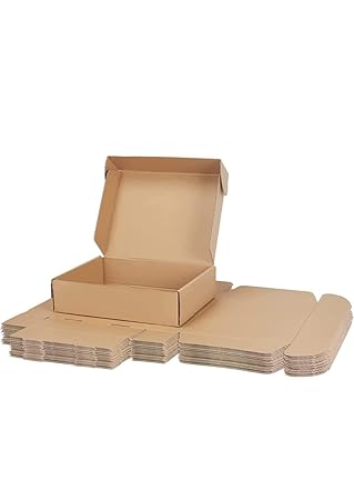 K K Industrial: Brown E-Flute packing flat corrugated boxes 7.25x6x1.75 inch 3 Ply (Pack of 50)