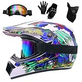 Cascos de Motocross para JóVenes,XL (58-59cm))