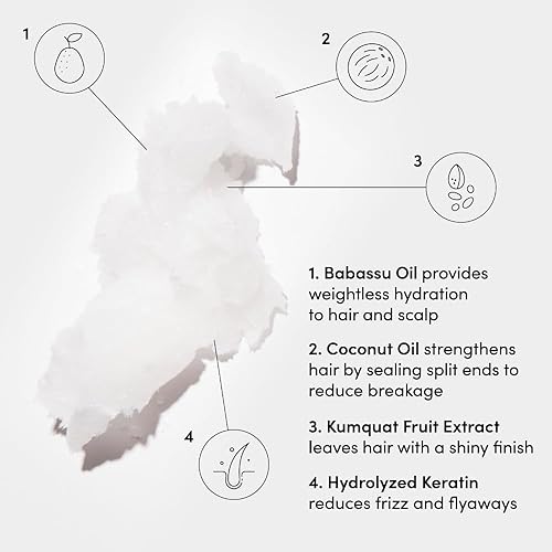 Miniatura 23 de OUAI Juego de champú y acondicionador para cabello mediano, champú y acondicionador sin sulfato para mujeres y hombres, fabricado con queratina