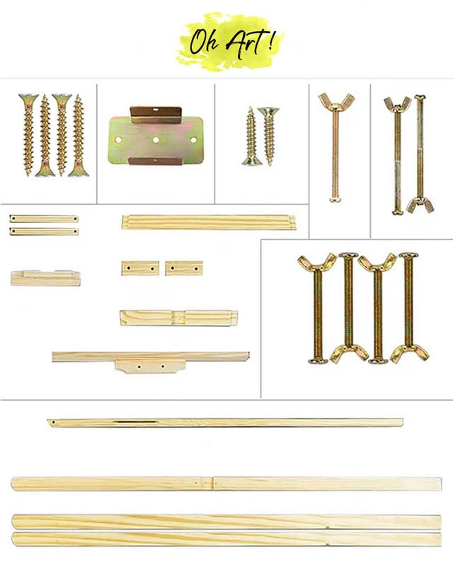 Staffelei Holz 175 cm Leinwand Ständer Stativ Zum Malen Und Ausstellen Feldstaffelei Atelierstaffelei Für Kuntsmalerei Künstler Werbung Schilder Hochzeit Höhenverstellbar 10 bis 125 cm