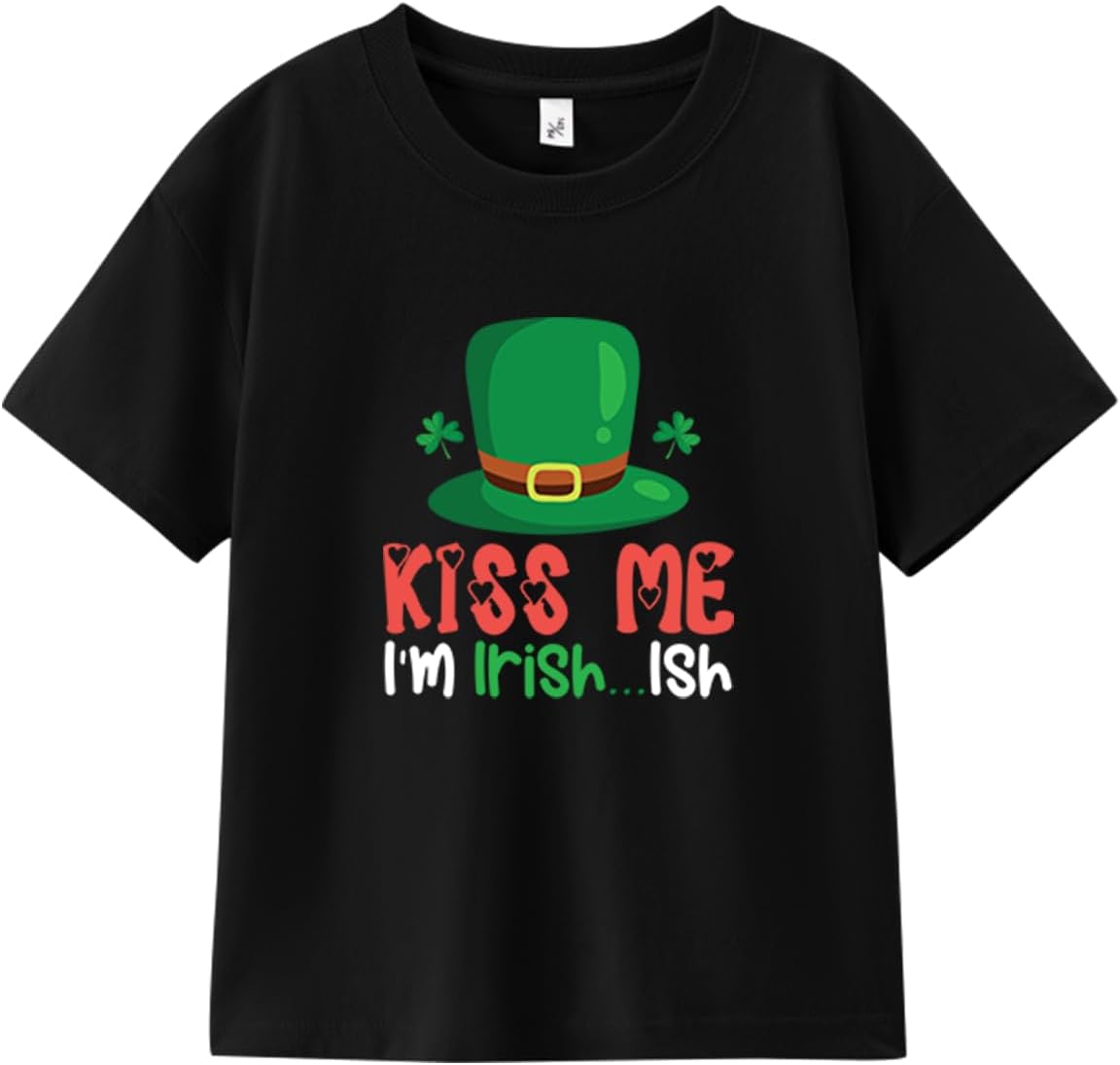 Happy St. Patrick’s Day Shirts for Toddler Boys Girls Kids, Lucky Shamrock Clouers Funny Irish Festival Tee Top for 3-7T