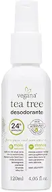 Vegana Desodorante Corporal Tea Tree 120ml, VEGANA