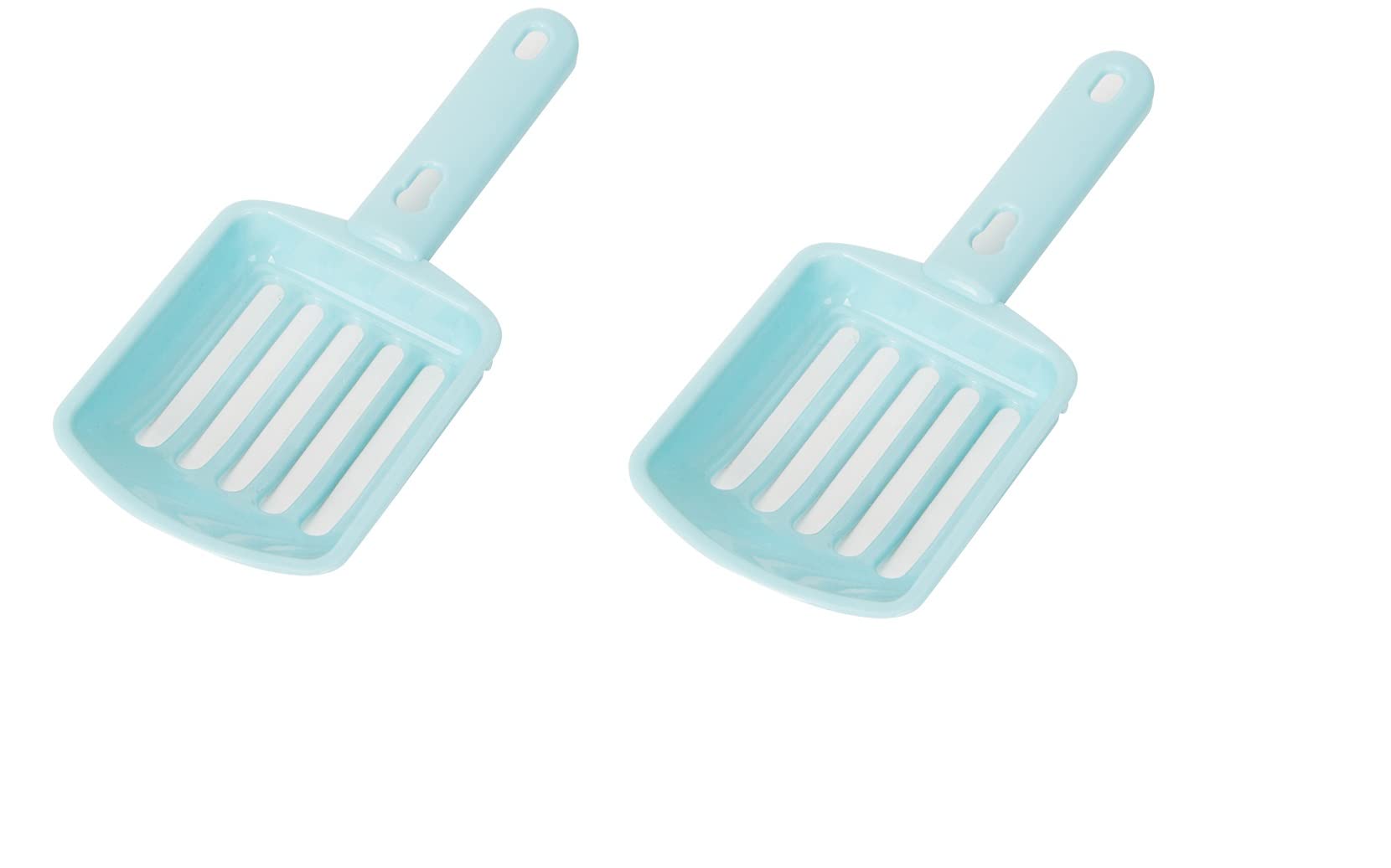 Taiyo Pluss Discovery® Cat Litter Scoop, Sie: (18X8X2 cm) (LXWXH), Cat Litter Scoop, Cat Litter Cleaning Scooper, Cat Litter Scoop Cum Shovel (Color May Vary) (Pack of 2) 2