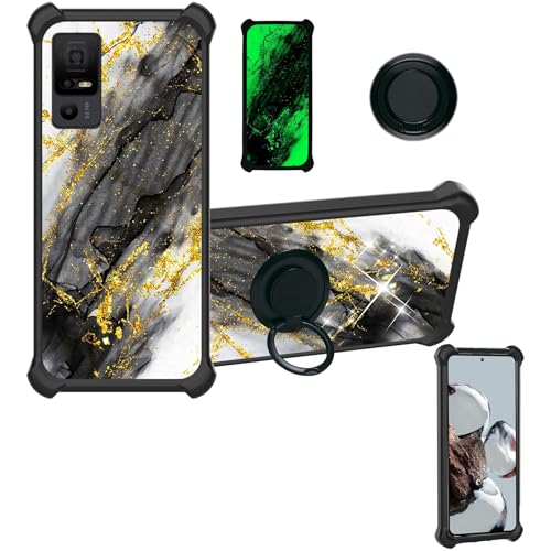 Image of Aroepurt TCL 40 NXTPAPER 5G Case Compatible with TCL 40 NXTPAPER 5G Case Mobile Phone Case Protective Cover [With 9H Hardness HD Screen Protector] PC + Silicone JSH-HDL
