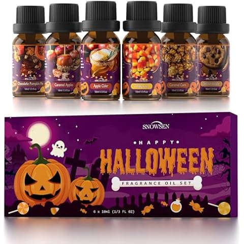 SNOWSEN Halloween Essential Oil Set for Diffusers Cover