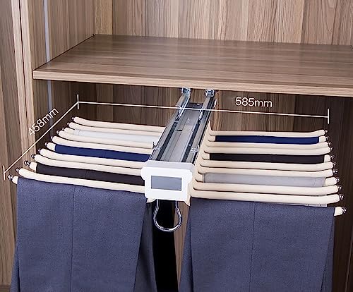 Rack de pantalons double rangée LWX : l'organisation idéale du dressing - 3