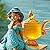 Enesco Jim Shore Disney Traditions Aladdin Jasmine with Genie Lamp Figurine, 5.25 Inch, Multicolor