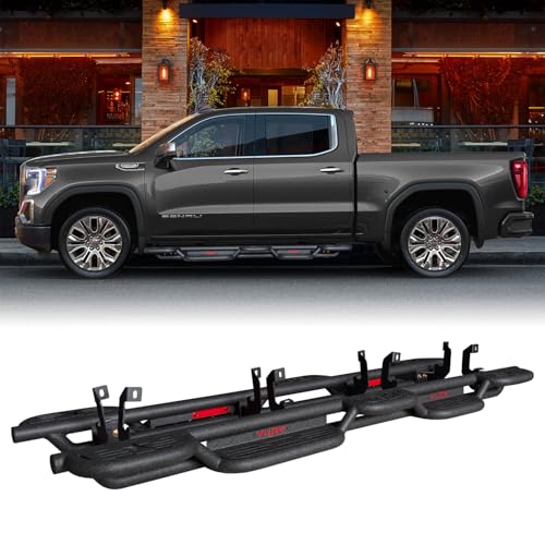Estribos de Acero para Chevy Silverado y GMC Sierra miniatura 1