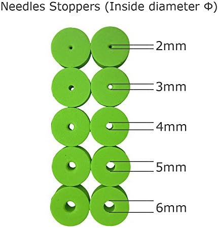 Stitch Stoppers, 50 pcs Foam Knitting Needle Point Protectors for Knitting Needle Size US 0–13 (2–9 mm) - 2