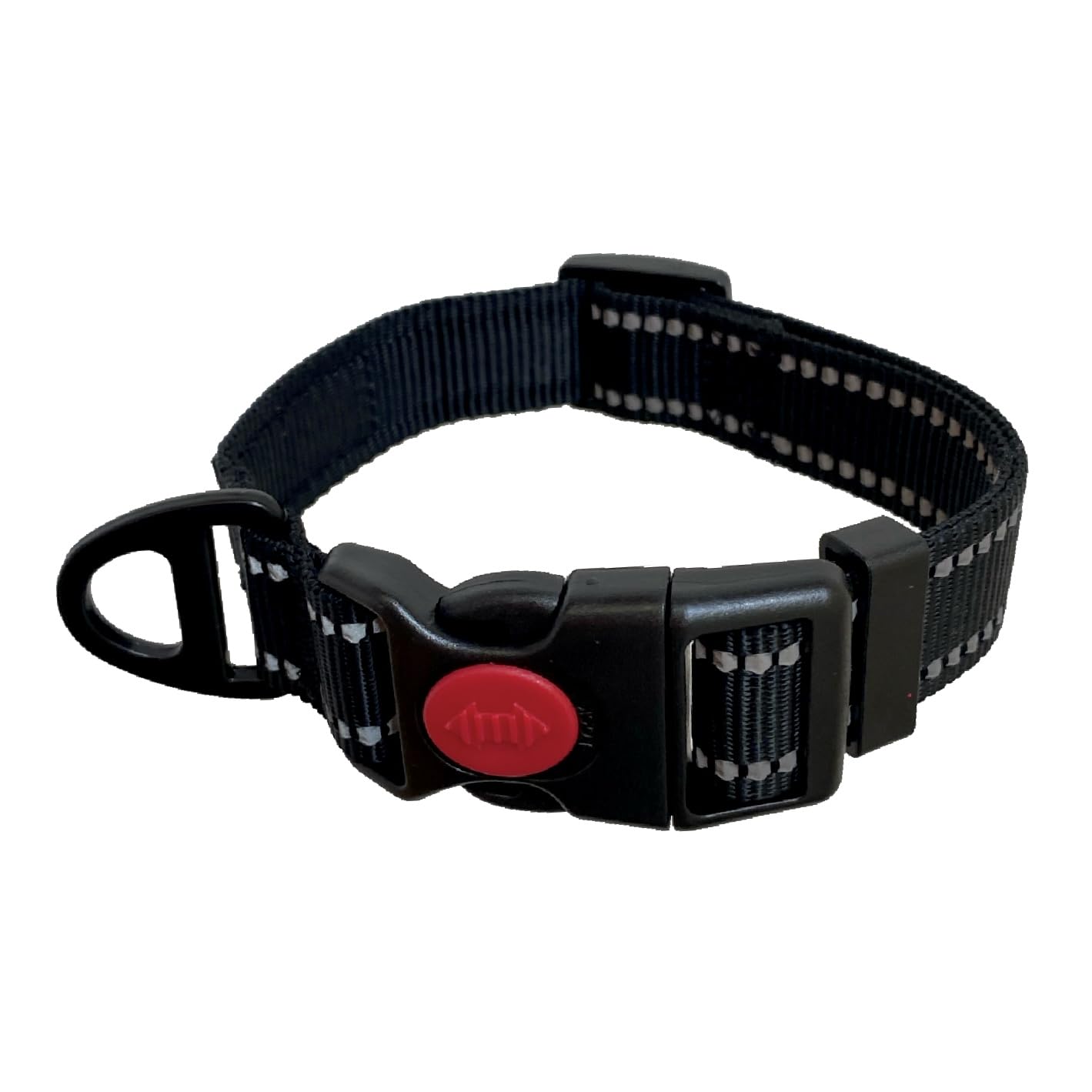 Barkridges® Premium Dog Collar, Black, XS