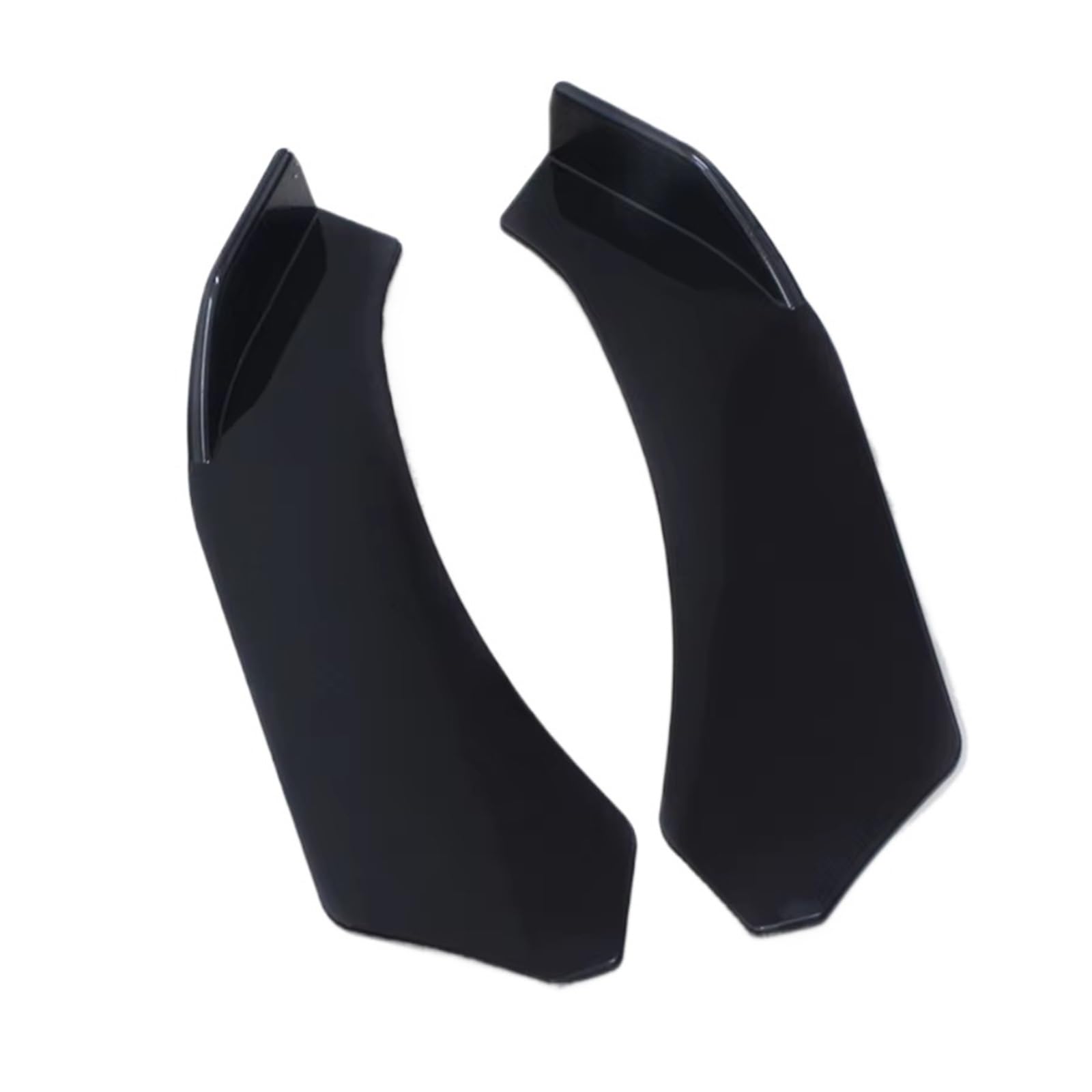 Front Spoiler Lippe 2 Stücke Schwarz Auto Front Stoßstange Diffusor Canard Lip Body Schaufeln Splitter Protector Kit