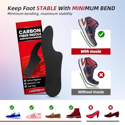 Plantillas de fibra de carbono rígidas para hombre y mujer miniatura 5