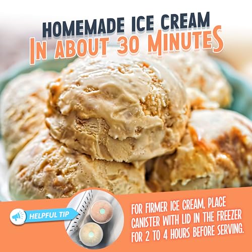 Nostalgia Electric Ice Cream Maker – Parlor Style, Old Fashioned Soft Serve Ice Cream Machine Makes Frozen Yogurt or Gelato in Minutes - Fun Kitchen Appliance – White - 4 Quart